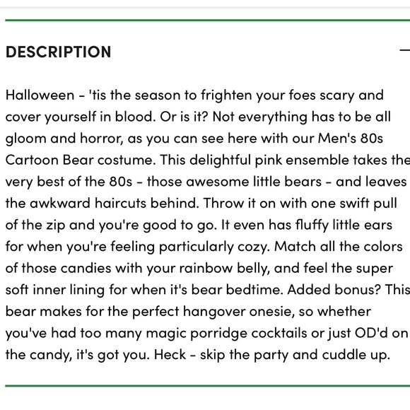 Tipsy Elves Cartoon Bear Onesie Unisex - Picture 12 of 17